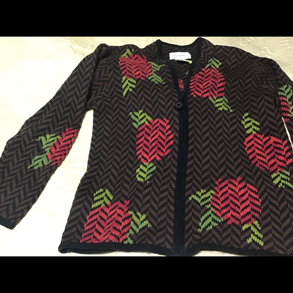 Susan Bristol Zippered Cardigan